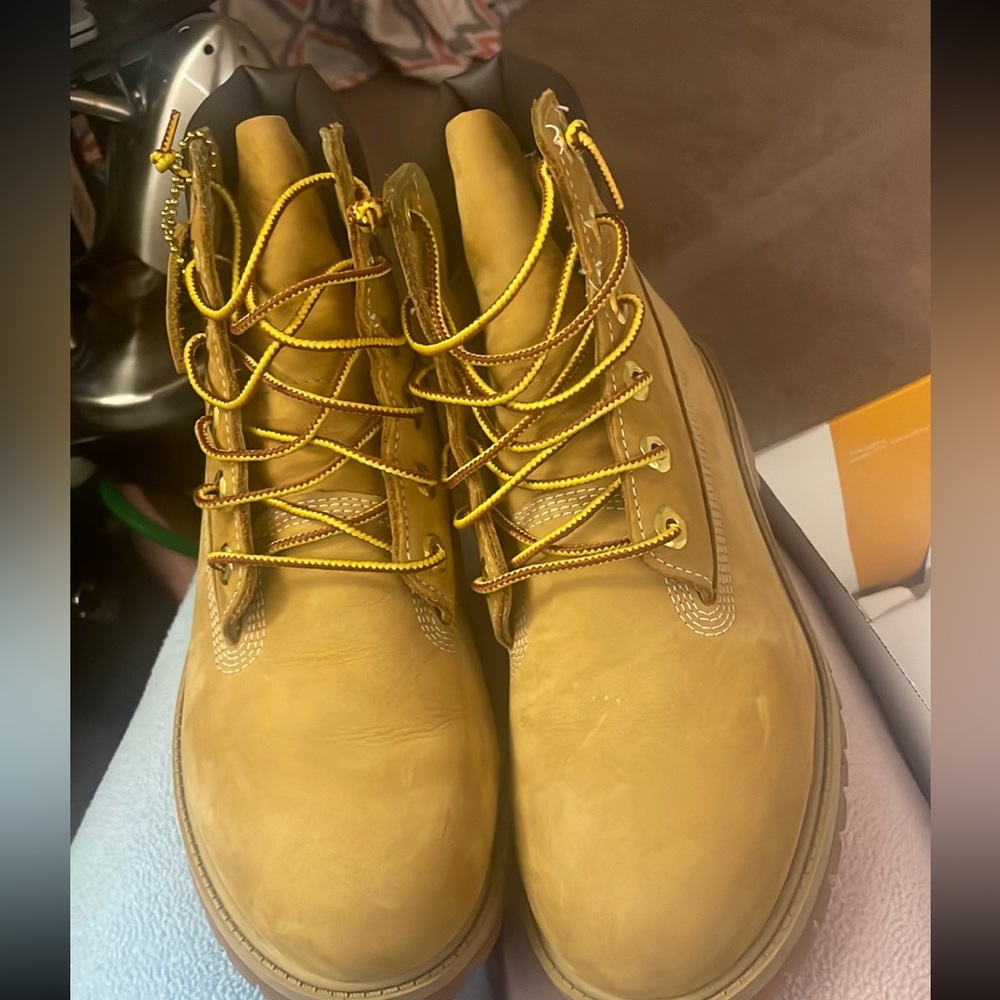 Barley worn timberland premium 6 in waterproof Boot